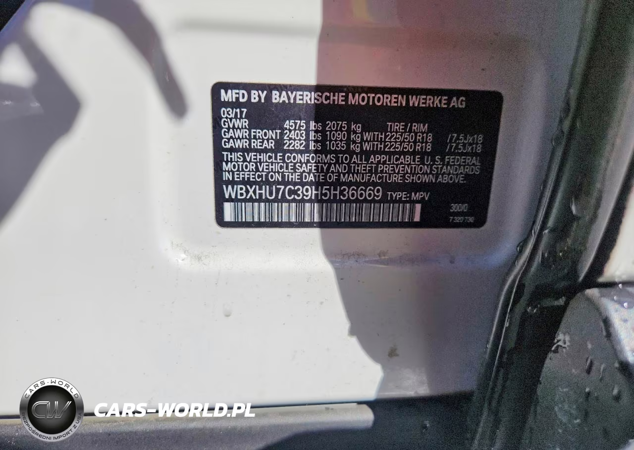 2017 BMW X1 Sdrive28I VIN:WBXHU7C39H5H36669 - 12