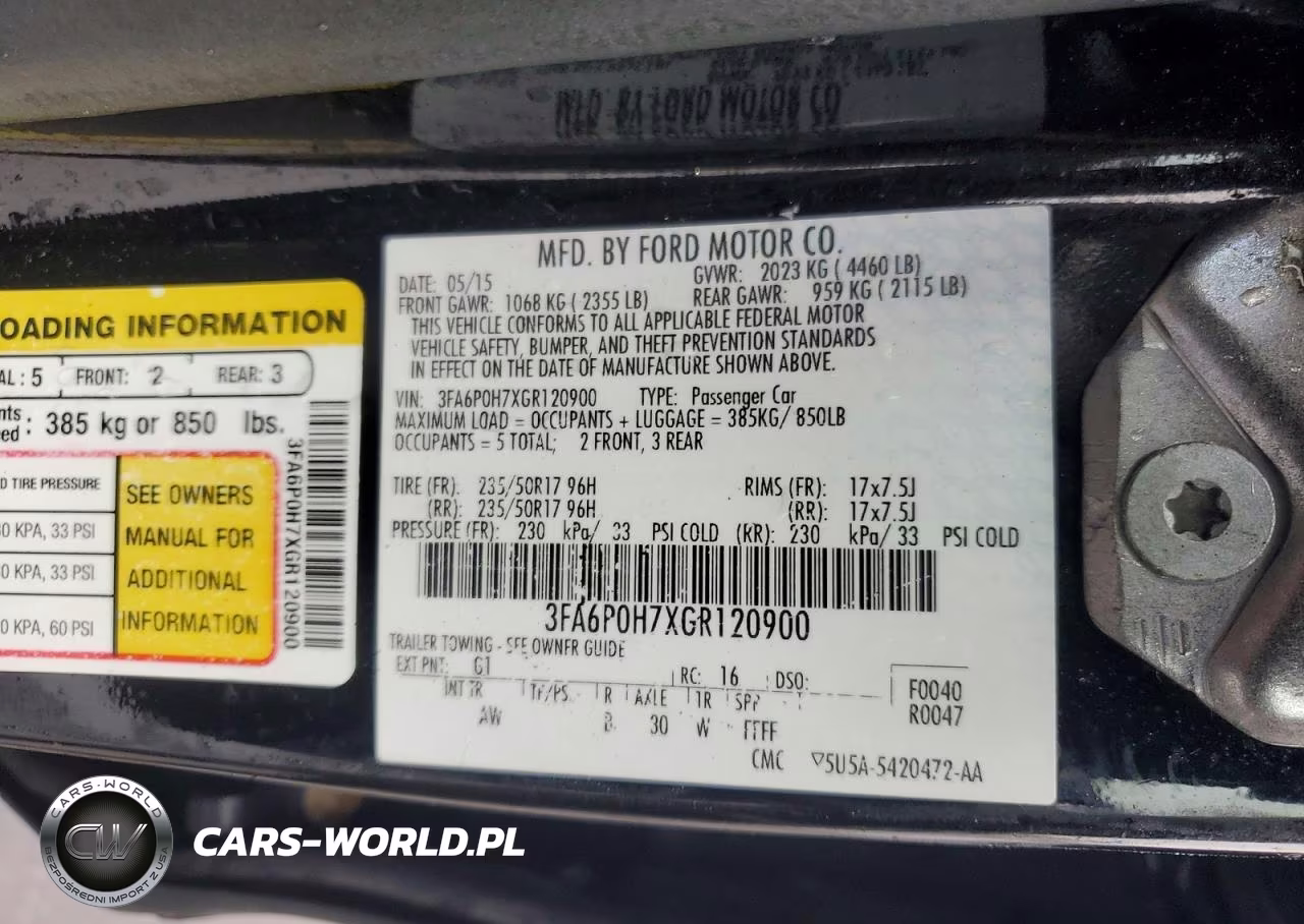 2016 Ford Fusion Se VIN:3FA6P0H7XGR120900 - 12