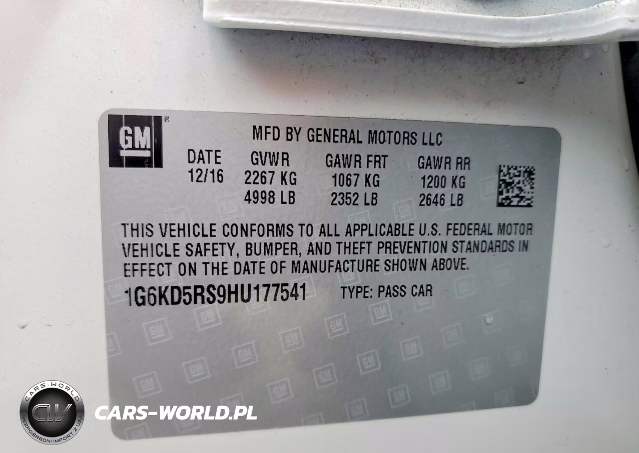 2017 Cadillac Ct6 Luxury VIN:1G6KD5RS9HU177541 - 13