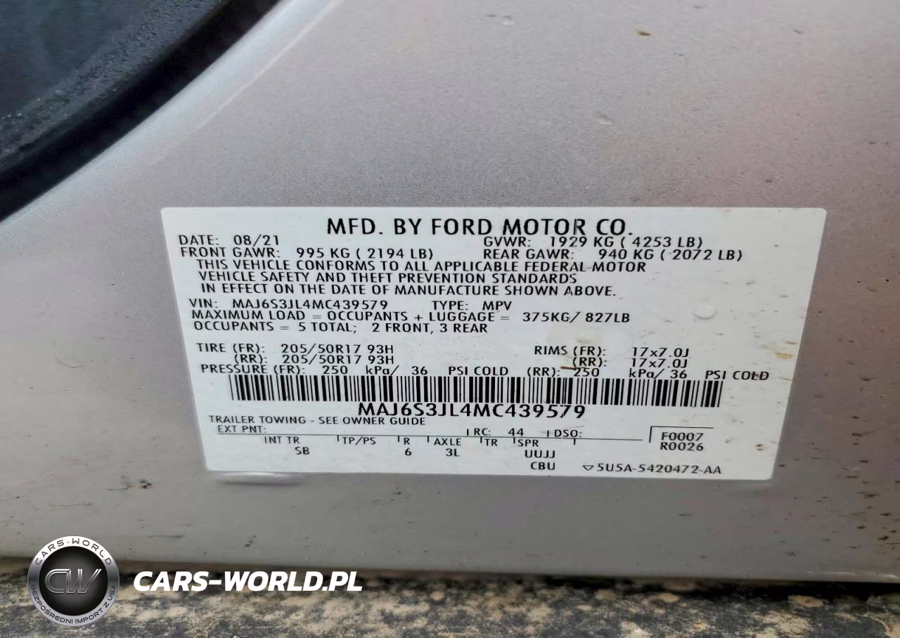 2021 Ford Ecosport Ses VIN:MAJ6S3JL4MC439579 - 13