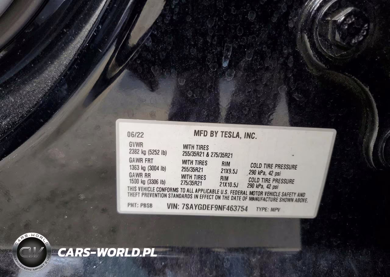 2022 Tesla Model Y VIN:7SAYGDEF9NF463754 - 13
