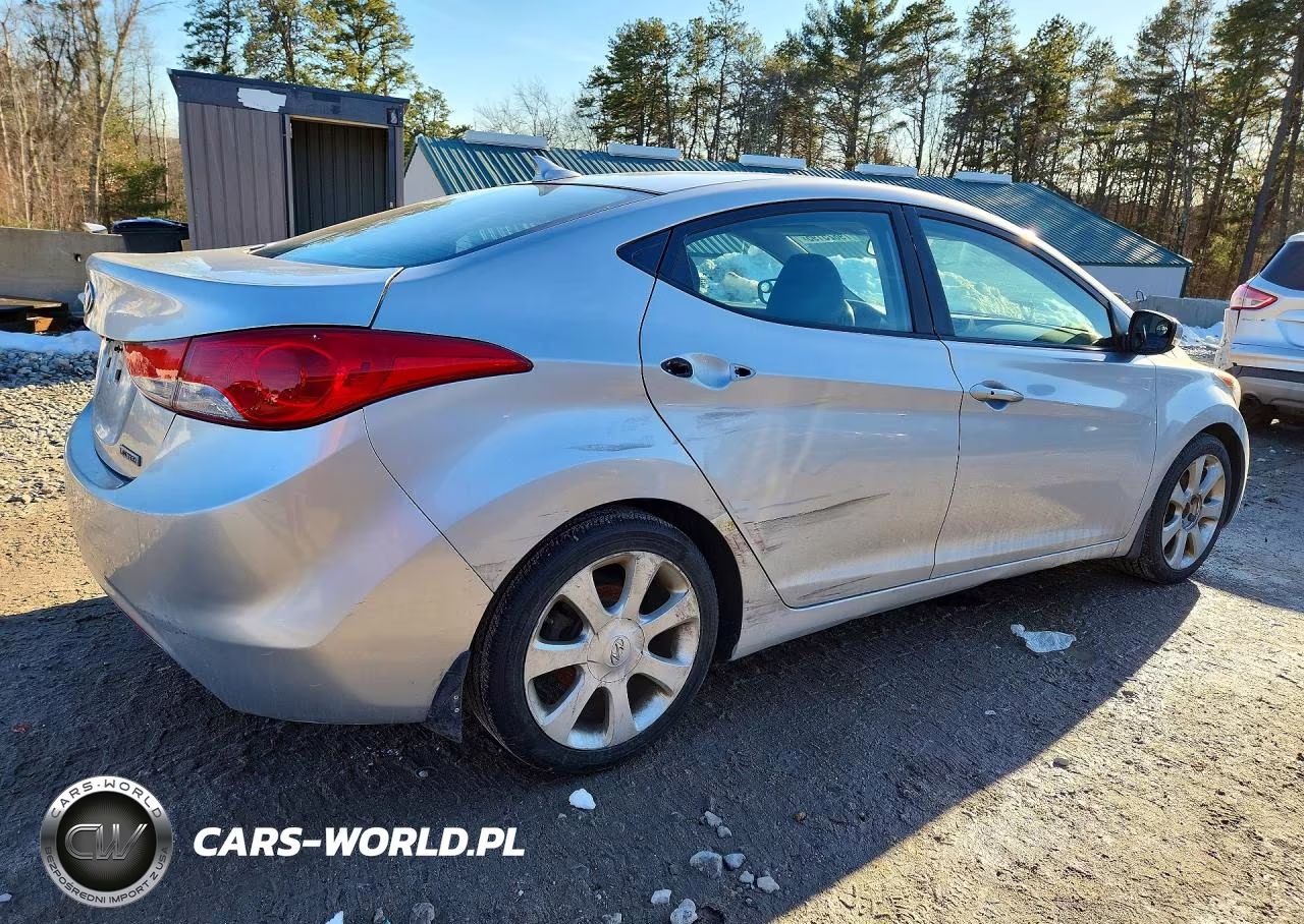 2012 Hyundai Elantra Limited VIN:KMHDH4AE4CU291719 - 3