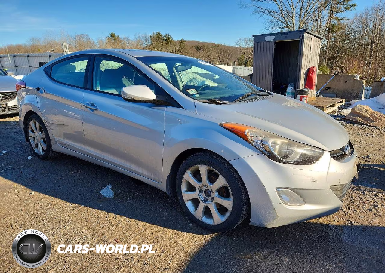 2012 Hyundai Elantra Limited VIN:KMHDH4AE4CU291719 - 4