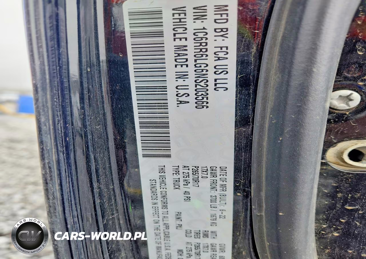 2022 Ram 1500 Classic Slt VIN:1C6RR6LG6NS203566 - 12