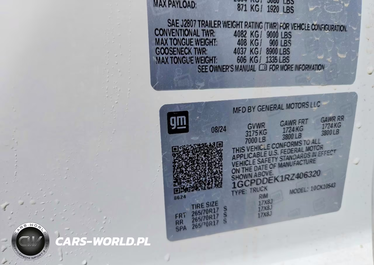 2024 Chevrolet Silverado K1500 Lt VIN:1GCPDDEK1RZ406320 - 12