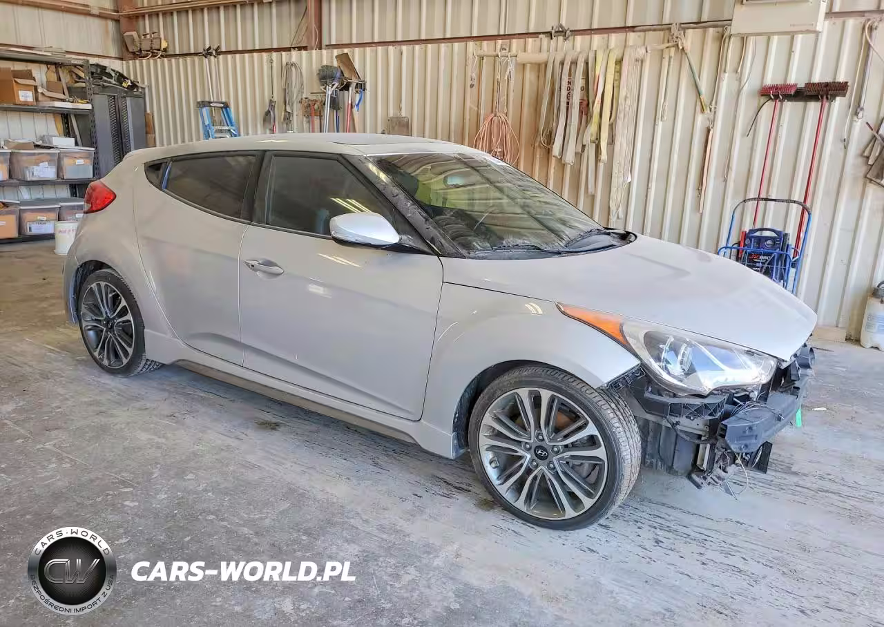 2016 Hyundai Veloster Turbo VIN:KMHTC6AE9GU300314 - 4