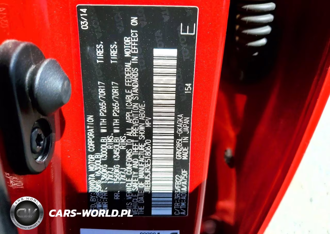 2014 Toyota 4Runner Sr5 VIN:JTEBU5JR3E5180670 - 14