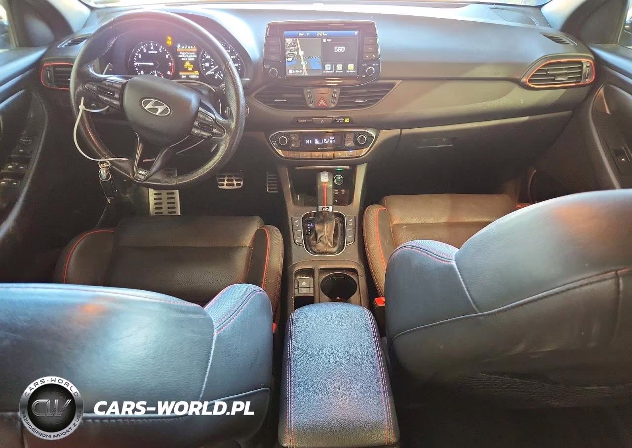 2019 Hyundai Elantra Gt N Line VIN:KMHH55LC7KU118769 - 8