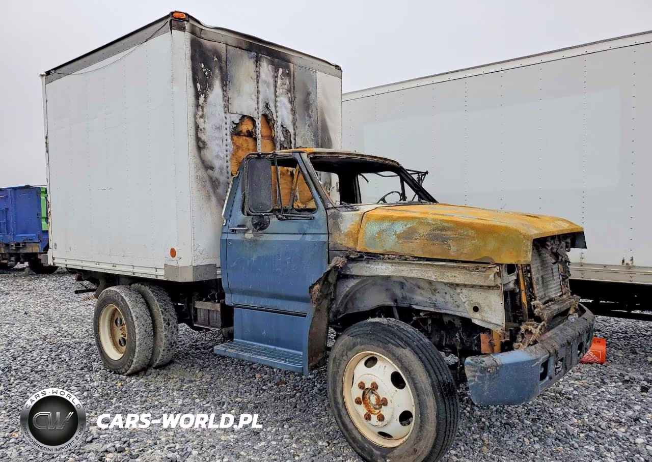 1993 Ford F700 Box Truck VIN:1FDNK74C5PVA10366 - 4