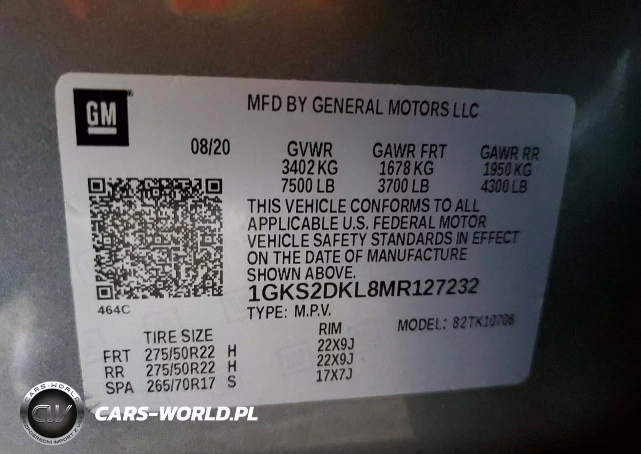 2021 GMC Yukon Denali VIN:1GKS2DKL8MR127232 - 13