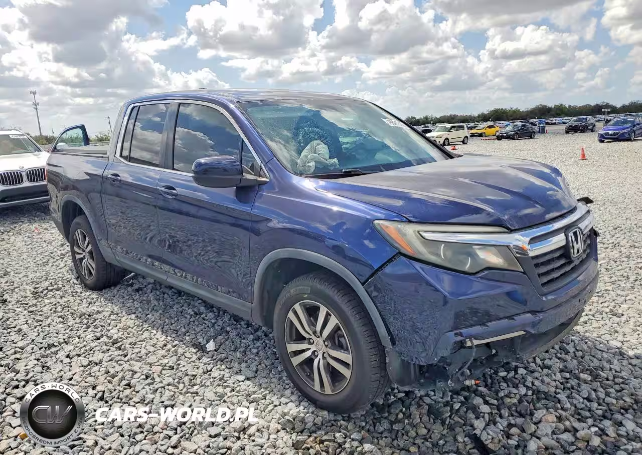 2017 Honda Ridgeline Rts VIN:5FPYK3F46HB036935 - 3