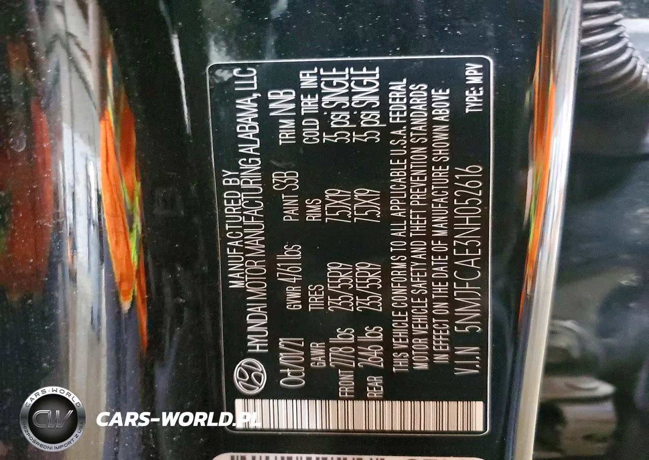 2022 Hyundai Tucson Sel VIN:5NMJFCAE3NH052616 - 14