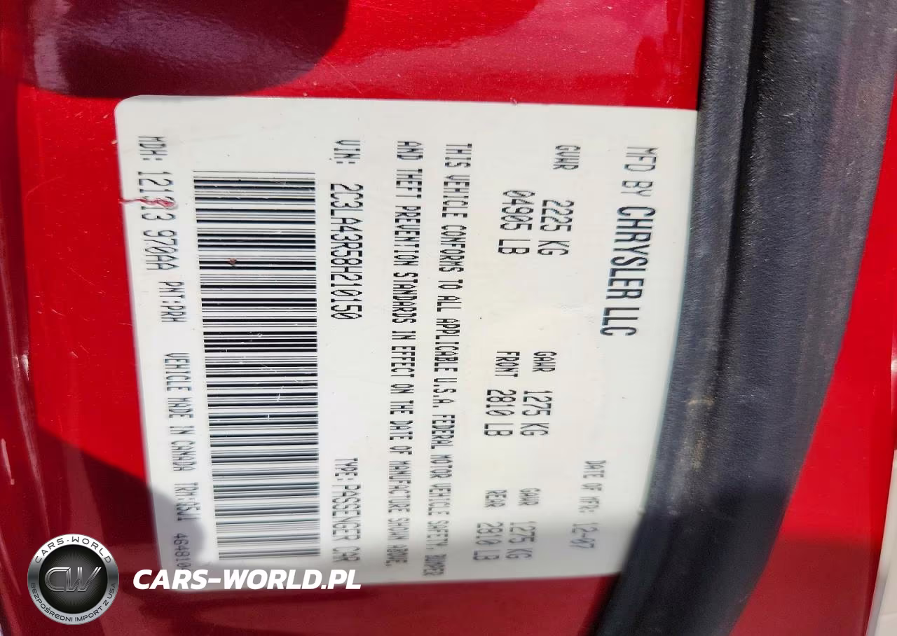 2008 Chrysler 300 Lx VIN:2C3LA43R58H210150 - 13