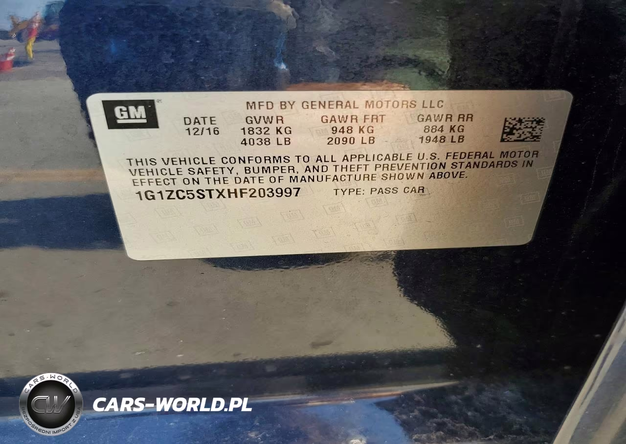 2017 Chevrolet Malibu Ls VIN:1G1ZC5STXHF203997 - 12
