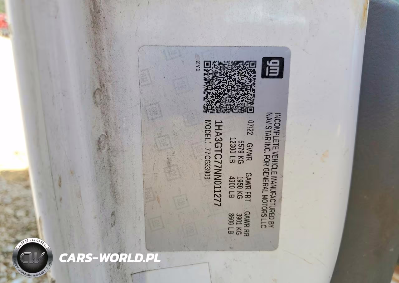 2022 Chevrolet Express Box Truck VIN:1HA3GTC77NN011277 - 13