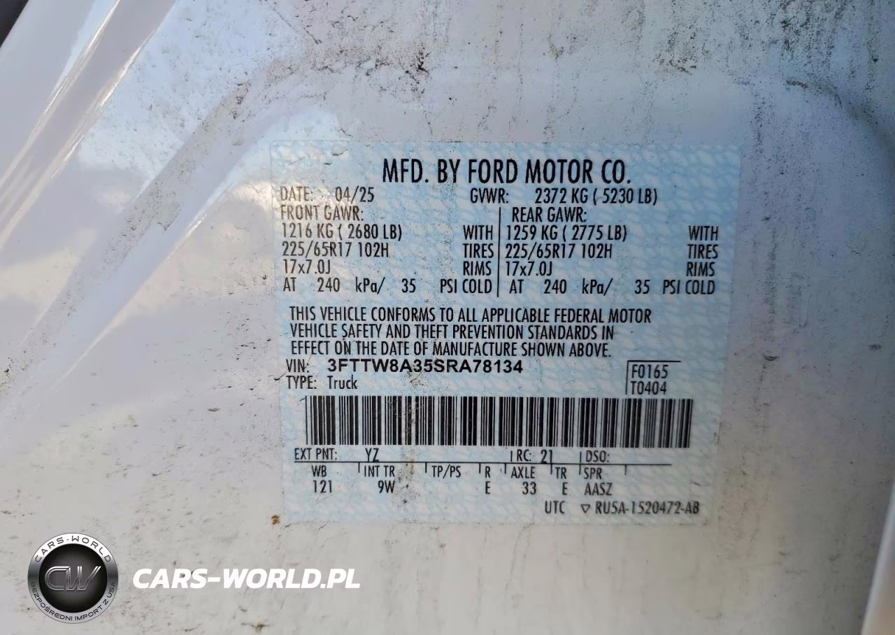 2025 Ford Maverick Xl VIN:3FTTW8A35SRA78134 - 13