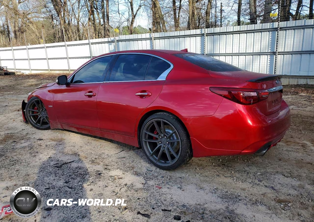 2018 Infiniti Q50 Red Sport 400 VIN:JN1FV7AP3JM460119 - 2