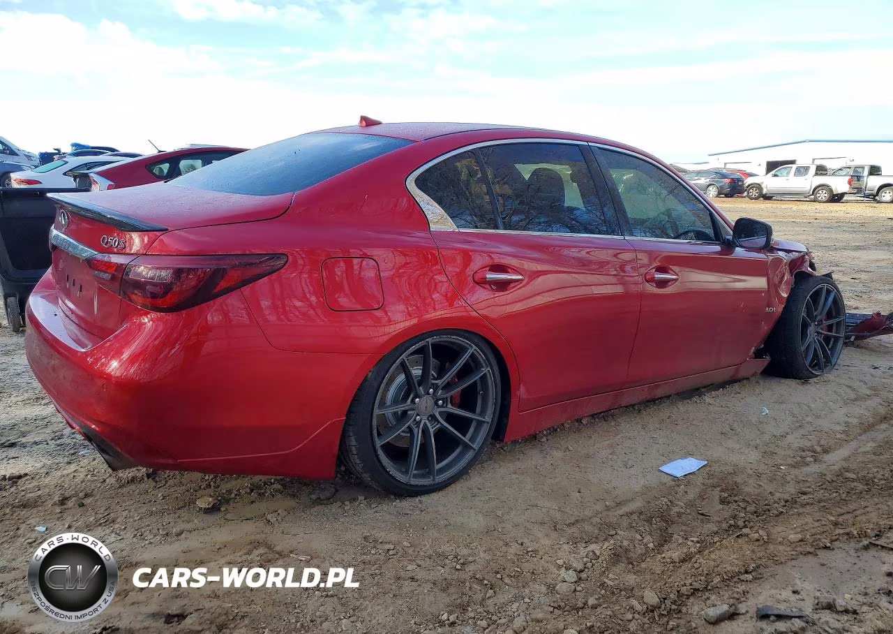 2018 Infiniti Q50 Red Sport 400 VIN:JN1FV7AP3JM460119 - 3