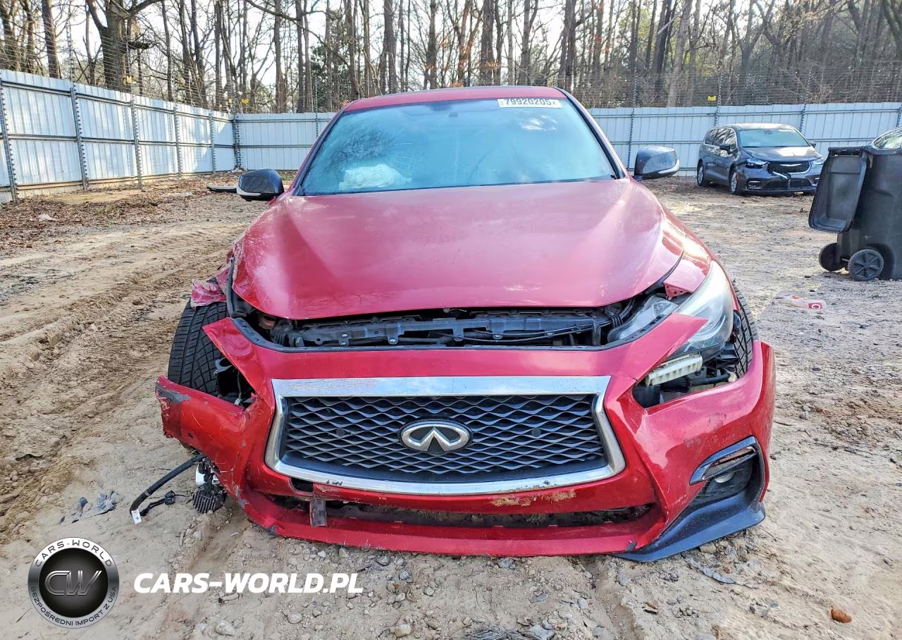 2018 Infiniti Q50 Red Sport 400 VIN:JN1FV7AP3JM460119 - 5