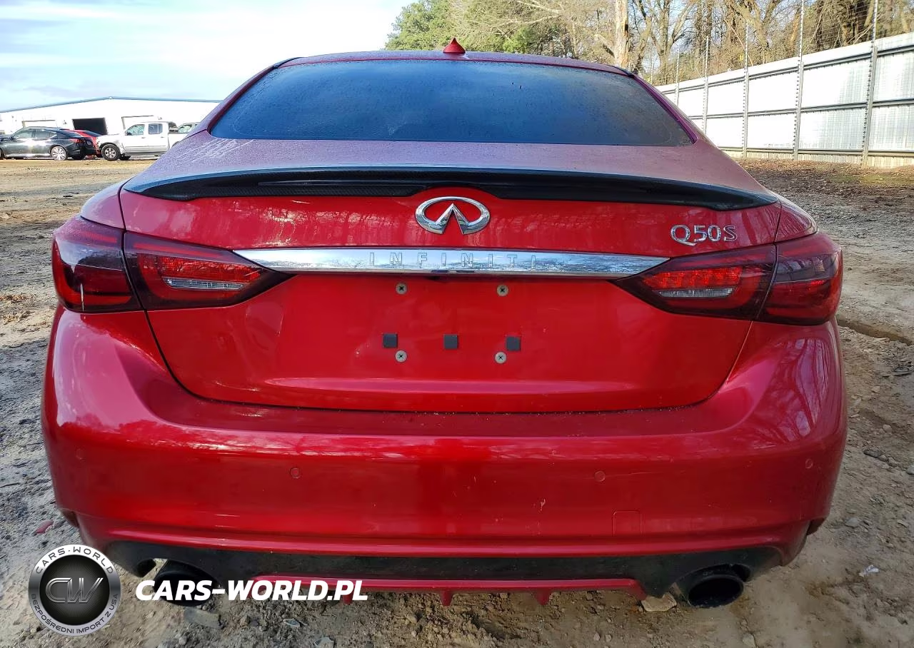 2018 Infiniti Q50 Red Sport 400 VIN:JN1FV7AP3JM460119 - 6