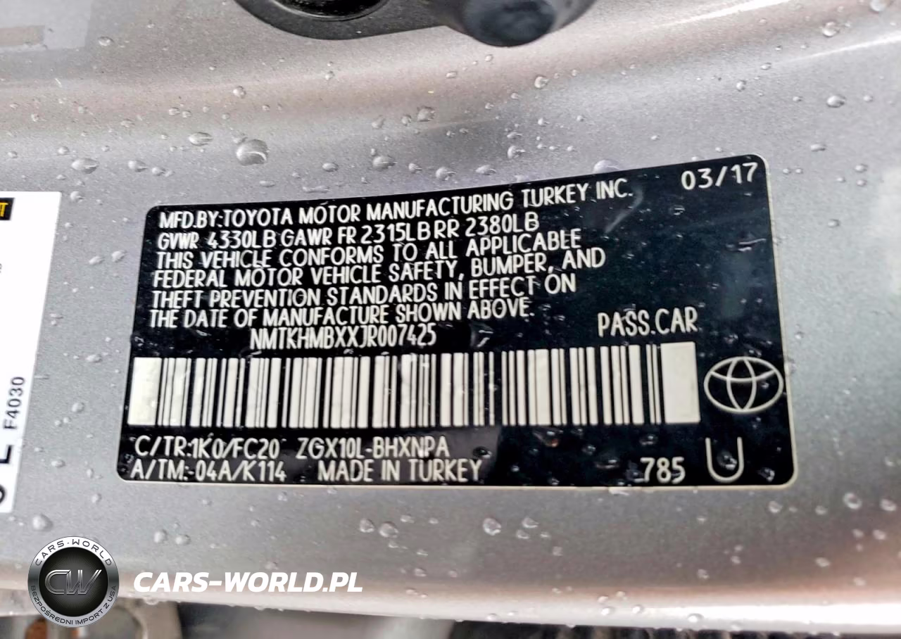 2018 Toyota C-Hr Xle Premium VIN:NMTKHMBXXJR007425 - 13