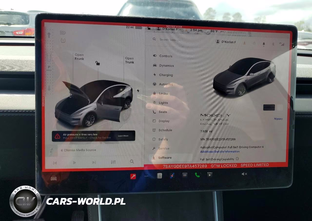 2026 Tesla Model Y VIN:7SAYGDEE9TA457289 - 9
