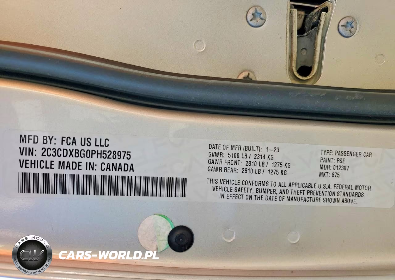 2023 Dodge Charger Sxt VIN:2C3CDXBG0PH528975 - 13