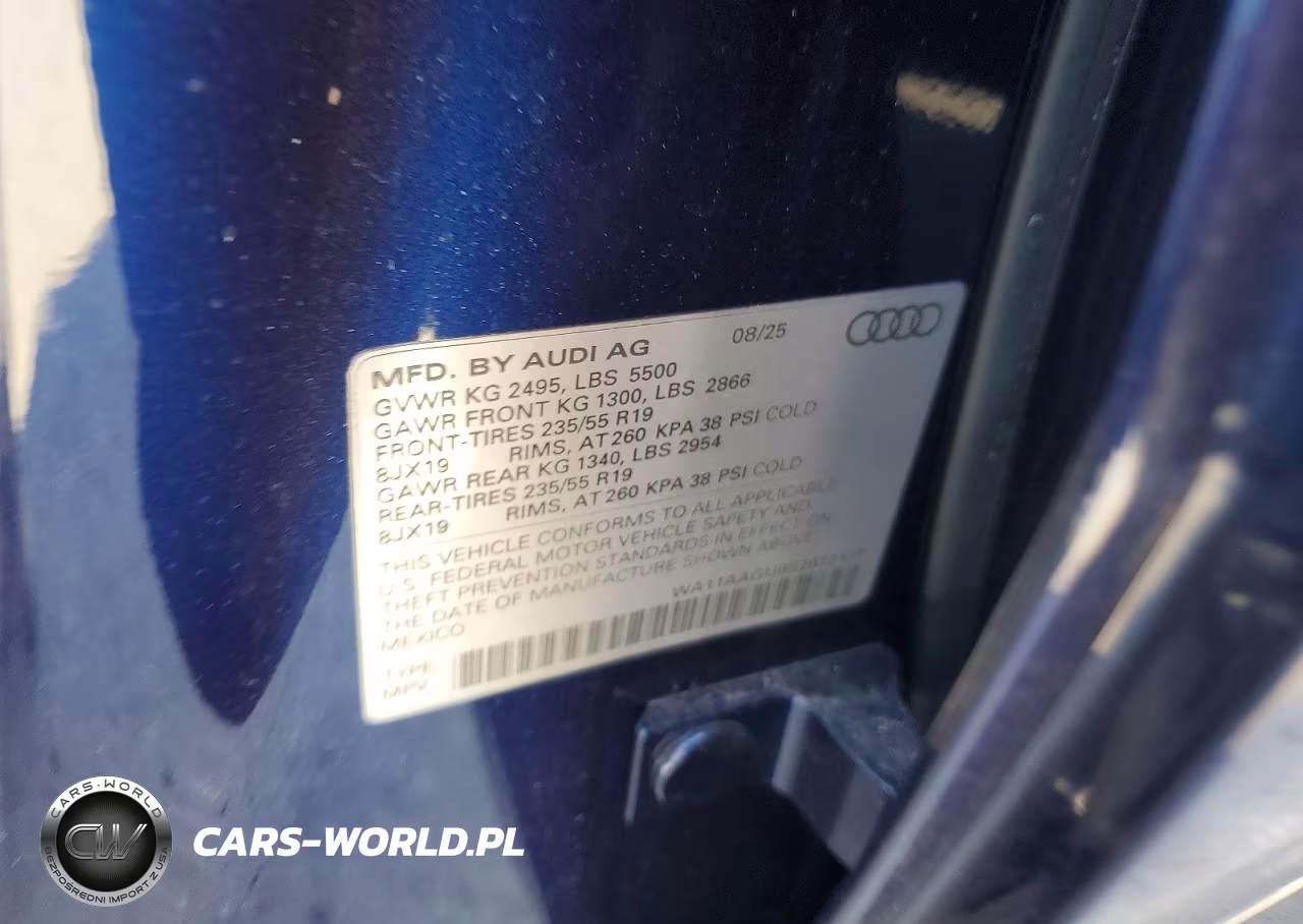 2025 Audi Q5 Premium VIN:WA11AAGU9S2072137 - 13