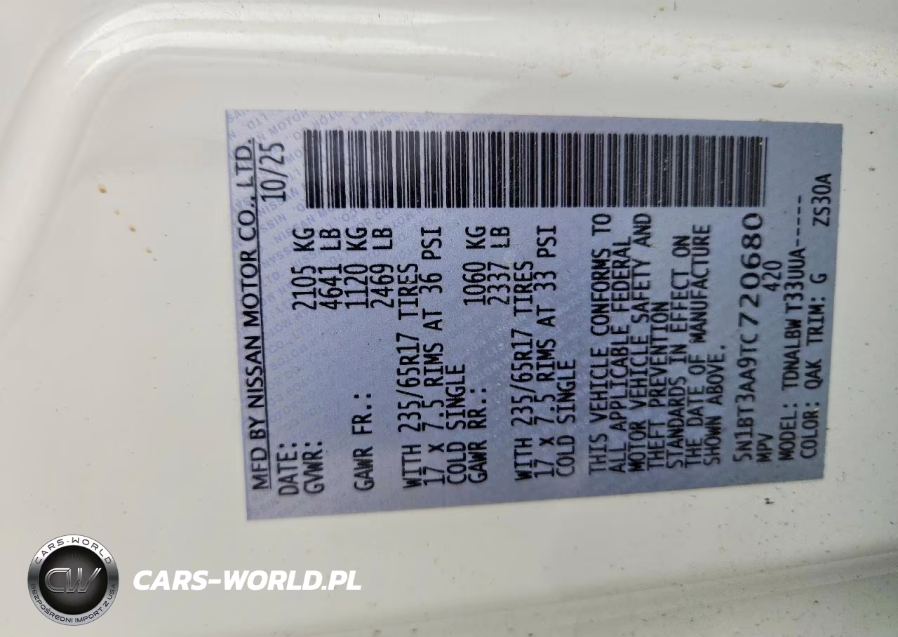 2026 Nissan Rogue S VIN:5N1BT3AA9TC720680 - 13