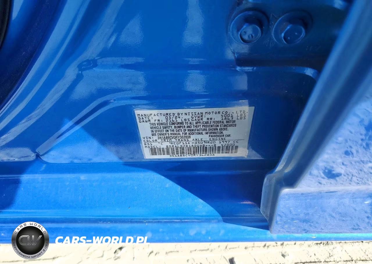 2024 Nissan Sentra Sv VIN:3N1AB8CV0RY362808 - 12