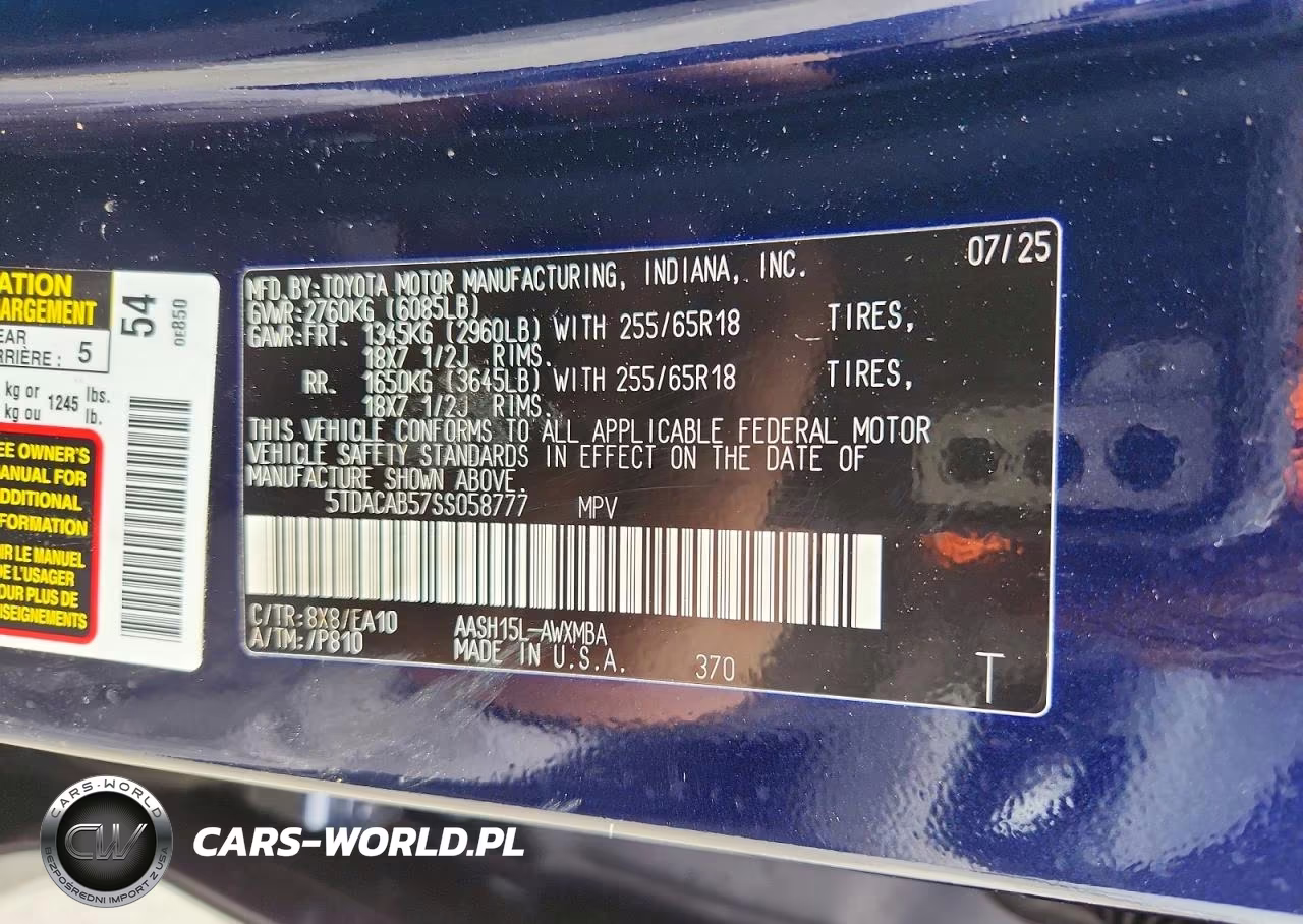 2025 Toyota Grand Highlander Hybrid Xle VIN:5TDACAB57SS058777 - 13