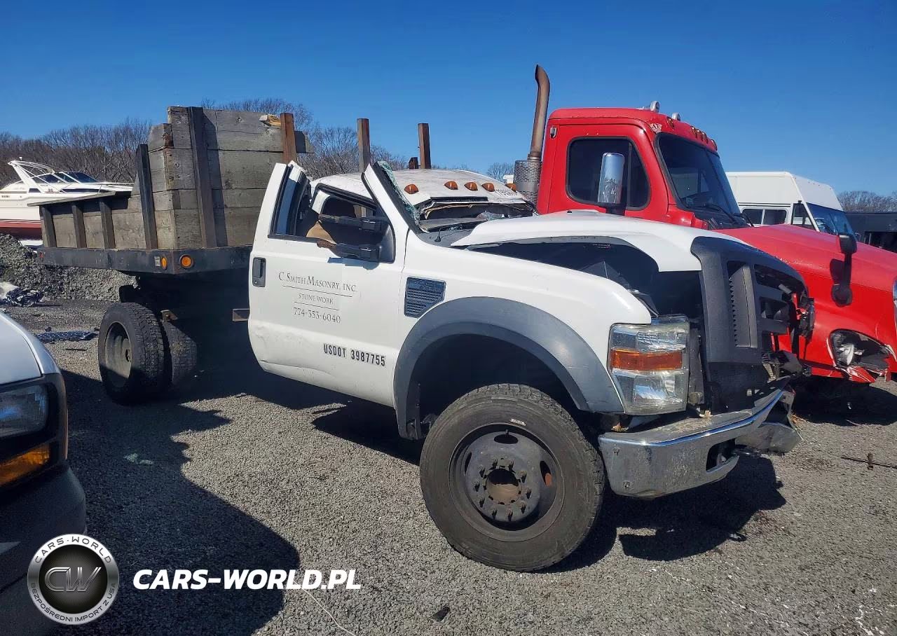 2009 Ford F450 Super Duty Flatbed Truck VIN:1FDAF46Y99EB01380 - 4