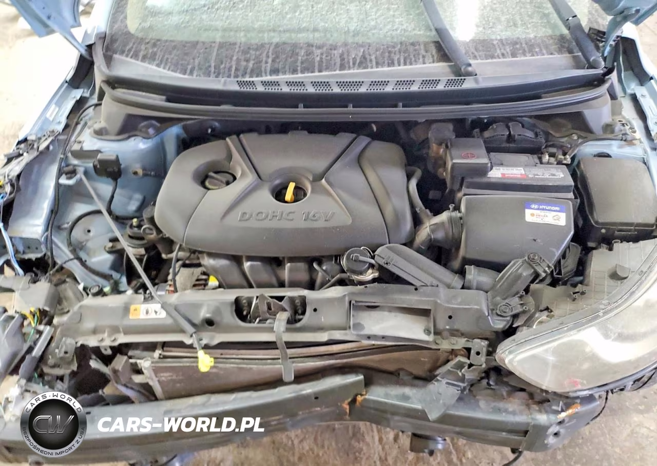 2013 Hyundai Elantra Gls VIN:KMHDH4AE9DU496695 - 11