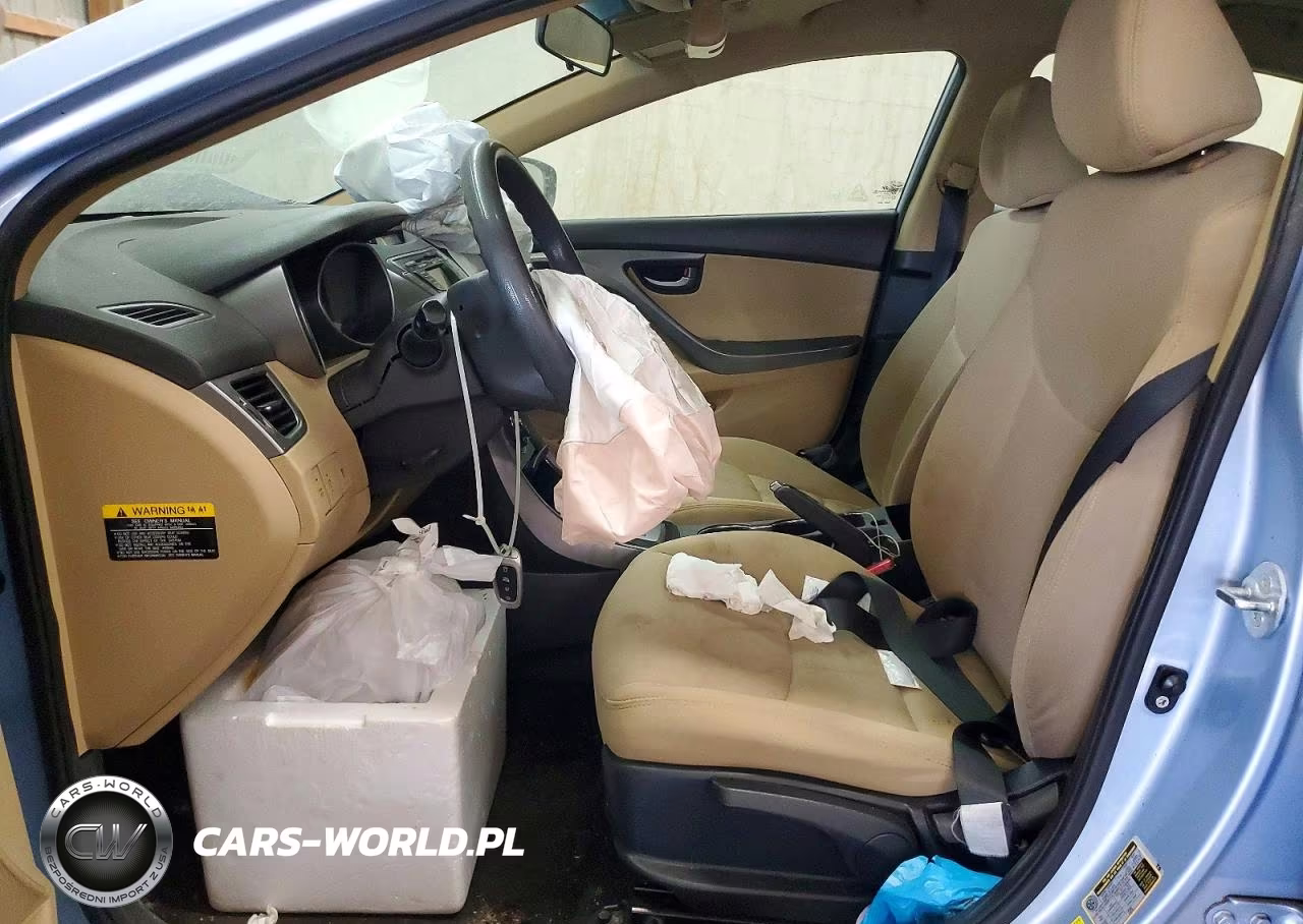 2013 Hyundai Elantra Gls VIN:KMHDH4AE9DU496695 - 7