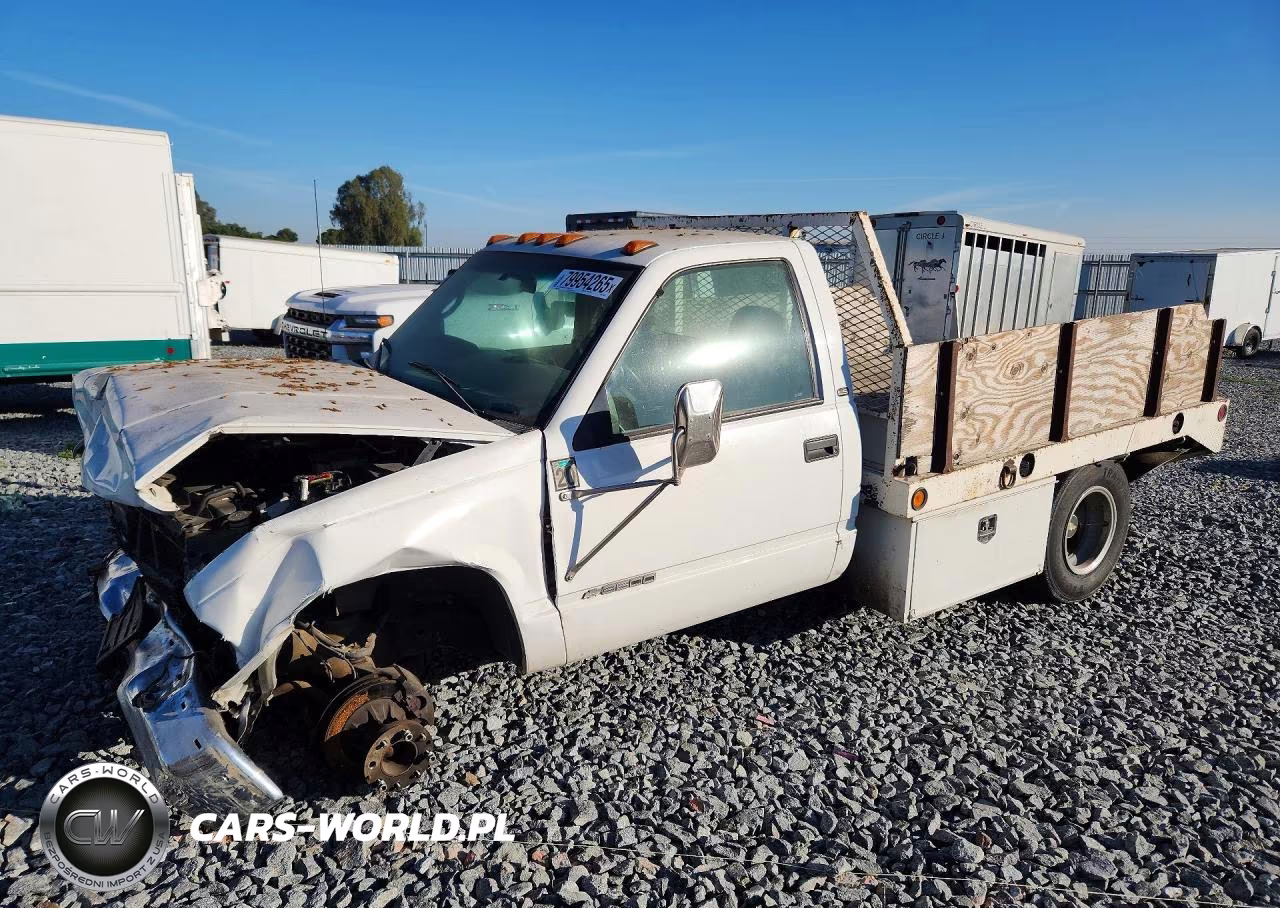 2000 Chevrolet Gmt-400 Flatbed Truck VIN:1GBJC34J0YF404316 - 1