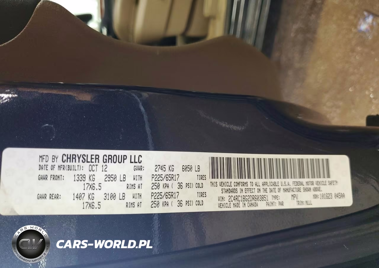 2013 Chrysler Town & Country Touring VIN:2C4RC1BG2DR603851 - 14
