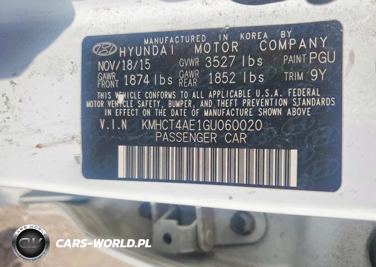2016 Hyundai Accent Se VIN:KMHCT4AE1GU060020 - 12
