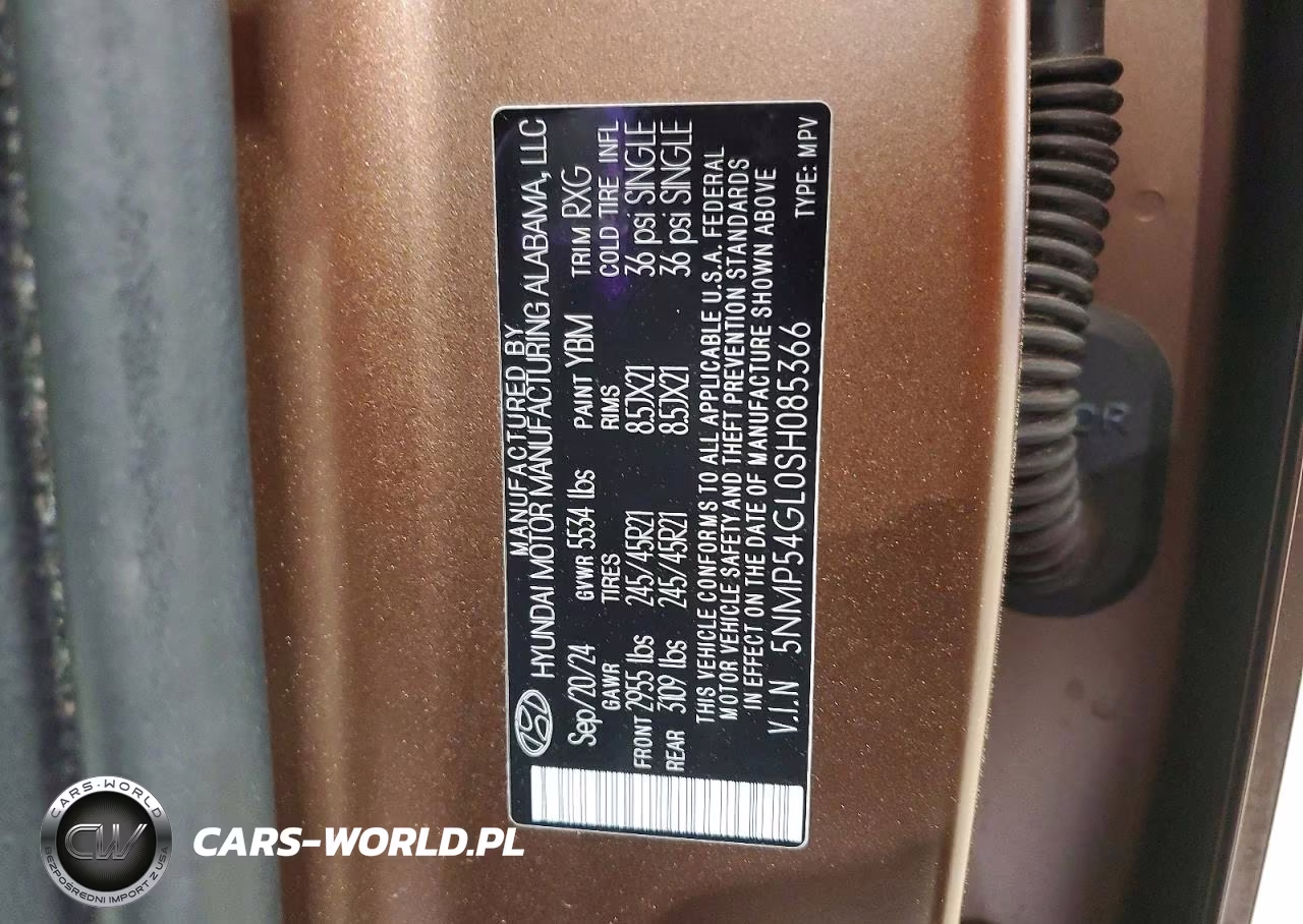 2025 Hyundai Santa Fe Calligraphy VIN:5NMP54GL0SH085366 - 13