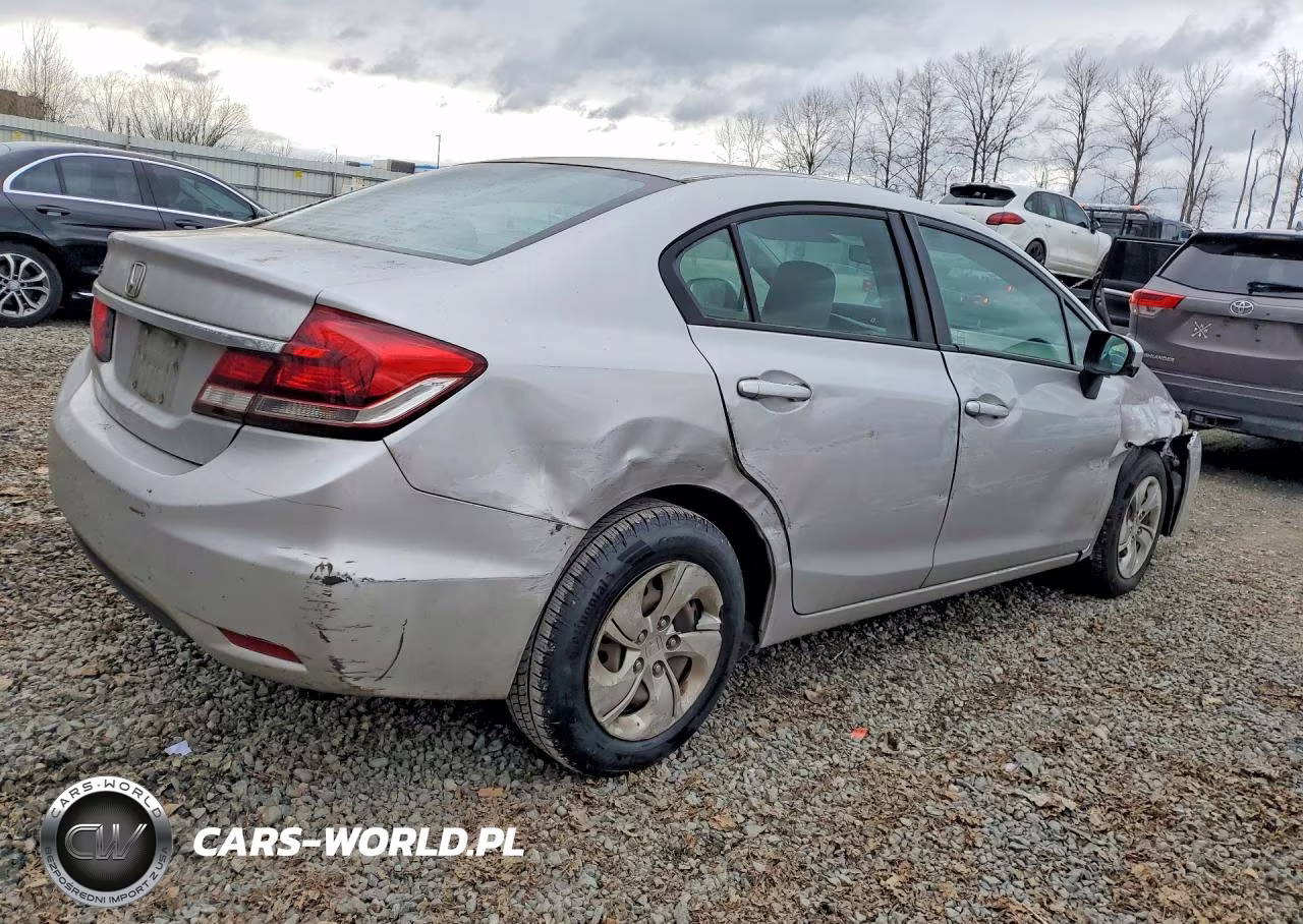 2015 Honda Civic Lx VIN:19XFB2F55FE253821 - 3