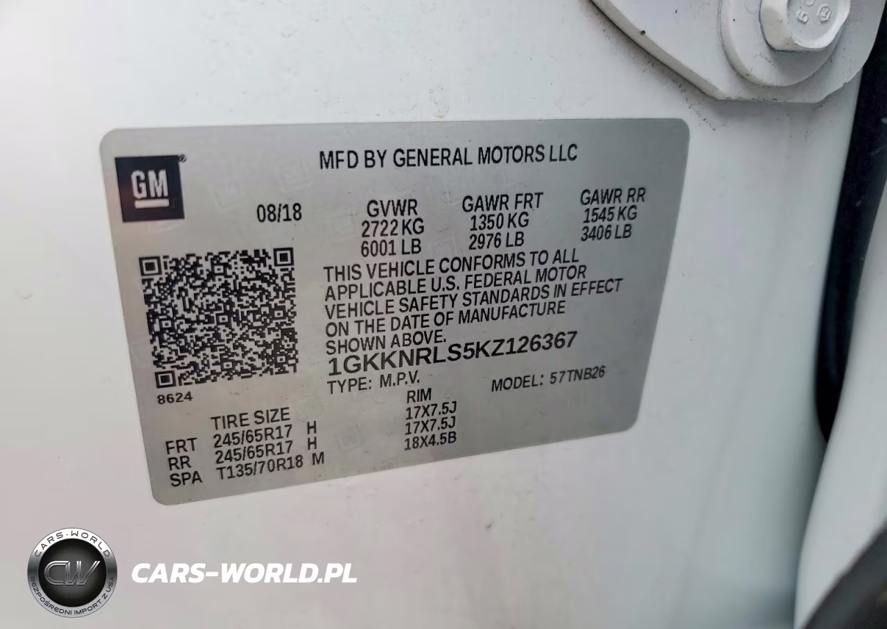 2019 GMC Acadia Sle VIN:1GKKNRLS5KZ126367 - 13