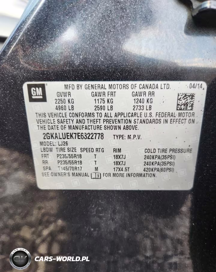 2014 GMC Terrain Denali VIN:2GKALUEK7E6322778 - 14
