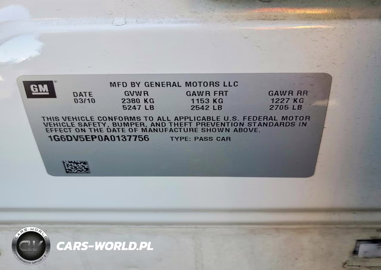 2010 Cadillac Cts-V VIN:1G6DV5EP0A0137756 - 12