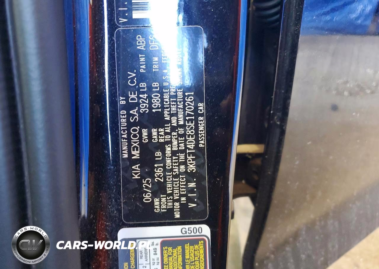 2025 Kia K4 Lxs VIN:3KPFT4DE8SE170261 - 12