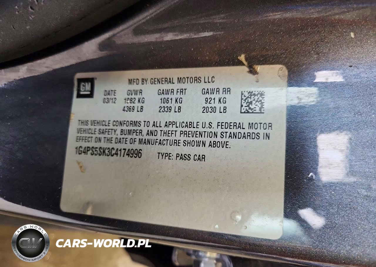 2012 Buick Verano VIN:1G4PS5SK3C4174996 - 13