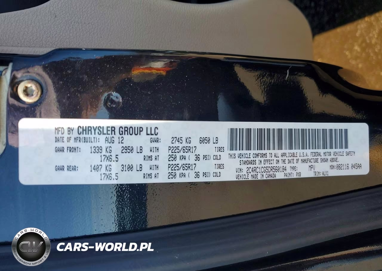 2013 Chrysler Town & Country Touring L VIN:2C4RC1CG5DR560184 - 13