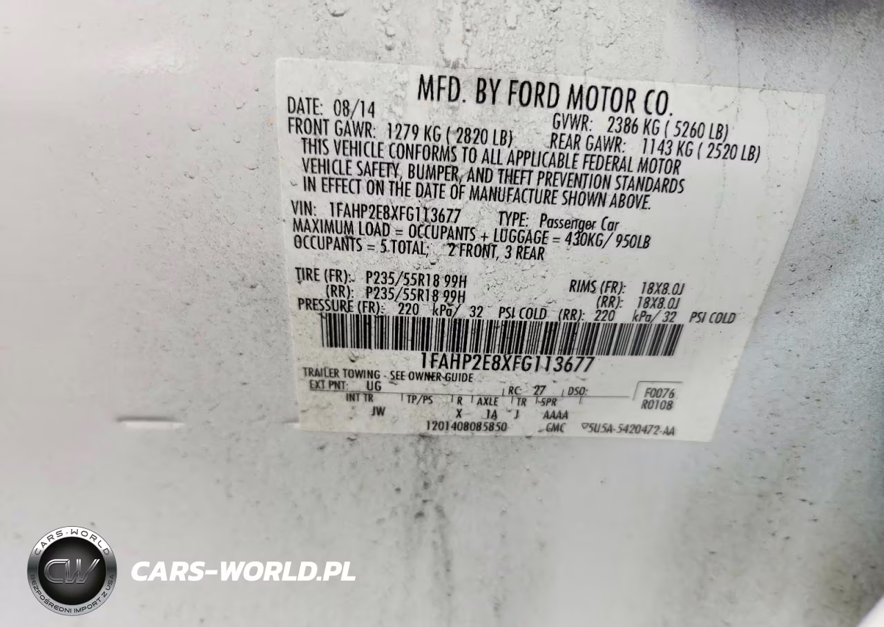 2015 Ford Taurus Sel VIN:1FAHP2E8XFG113677 - 12