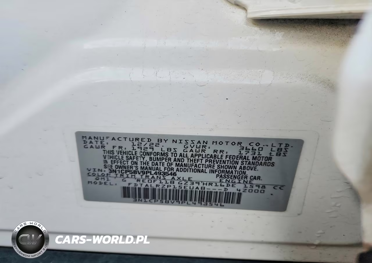 2023 Nissan Kicks S VIN:3N1CP5BV9PL493546 - 14