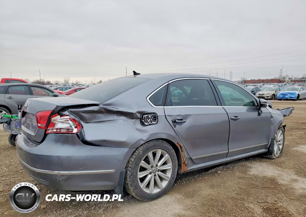 2012 Volkswagen Passat Sel VIN:1VWCP7A34CC079294 - 3