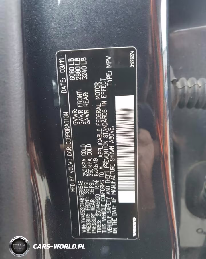 2011 Volvo Xc90 R Design VIN:YV4952CT4B1598548 - 13