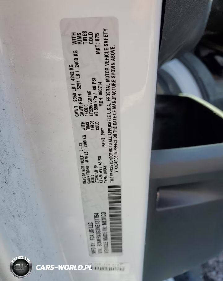 2022 Ram Promaster 3500 3500 High VIN:3C6MRVJG2NE137754 - 13